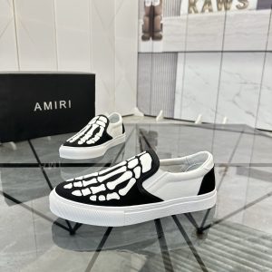 AMIRI Slip-On Shoes Black white
