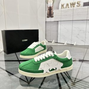 Suede Low Top Sneakers Forest Green