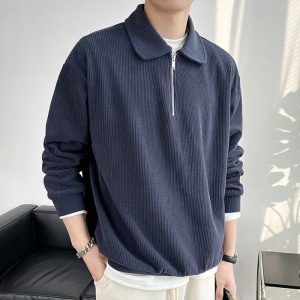 Trendy Quarter-Zip Sweater