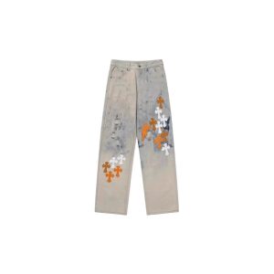 CH Cross Emblem Denim Pants