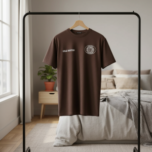 Cole Buxton Brown Graphic Logo Cotton T-Shirt