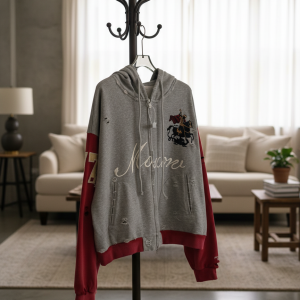 Protocol Index Moscow Embroidered Distressed Hoodie