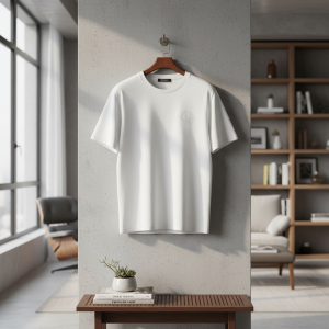 Amiri White Cotton Graphic Back T-Shirt