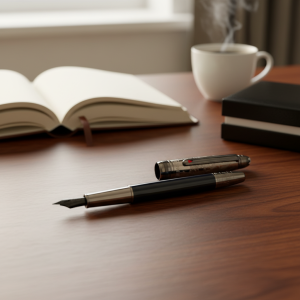 Montblanc Meisterstück Black Gold Fountain Pen