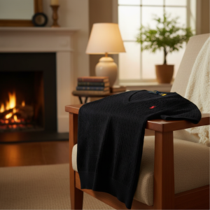 Ralph Lauren Polo Men V Neck Knit Black T Shirt