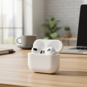 Apple Wireless Bluetooth Earbuds with Charging Case White