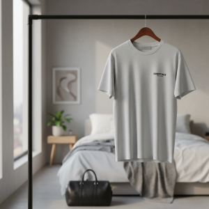 Essentials Fear of God Grey Cotton T-Shirt