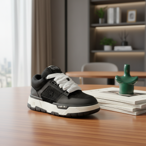 Amiri Black White Low Top Sneakers