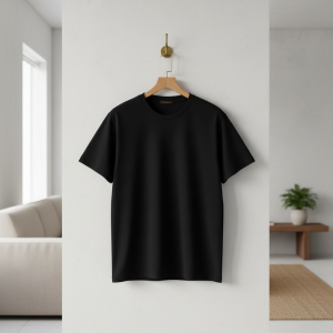 Louis Vuitton Men’s Black Printed Cotton T-Shirt