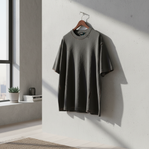 WE11 Done Distressed Oversized Vintage Black T-Shirt