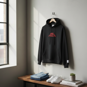 Gallery Dept Black Hoodie That Kills Print Sweater