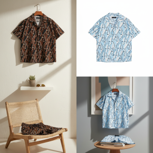 Amiri Summer Letter Print Casual Shorts Set