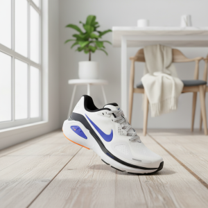 Nike ZoomX White Blue Running Shoes for Men