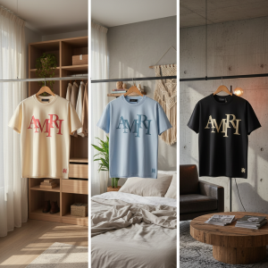 Amiri Classic Oversized Logo Print Cotton T-Shirt