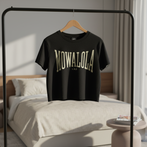 Mowalola L.N.D Black Logo Cotton T-Shirt