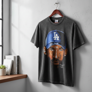 Saint Michael Vintage Graphic Washed Black T-Shirt