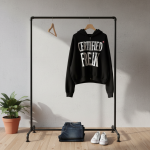 Certified Freik Black Zip Up Hoodie Streetwear