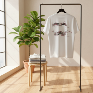 Chanel Graphic Print White Cotton T-Shirt