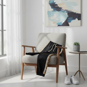 Gucci Black Side Logo Stripe Track Pants