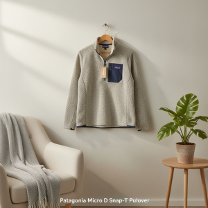 Patagonia Men’s Quarter Zip Fleece Pullover Sweater