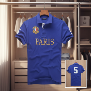 Ralph Lauren Paris Blue Polo Shirt