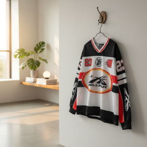 Hellstar 23 Vintage Streetwear Hockey Jersey Top