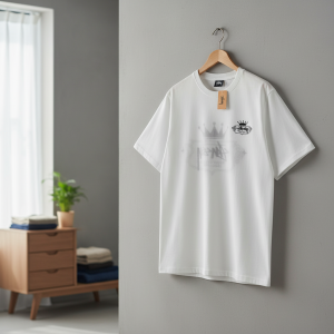 Stussy Crown Logo White Cotton T Shirt Men’s Fashion