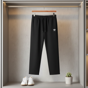 Adidas Men's Black Casual Sports Sweatpants