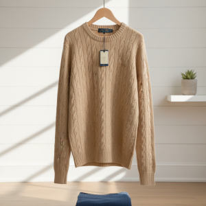 Polo Ralph Lauren Cable Knit Beige Sweater