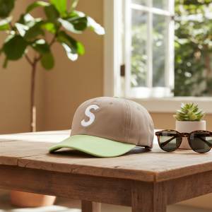 Supreme S Logo Two Tone Baseball Cap