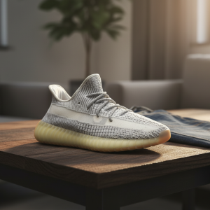 Yeezy Boost 350 V2 Light Grey Running Shoes