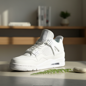 Nike Air Jordan 4 Retro White Sneakers