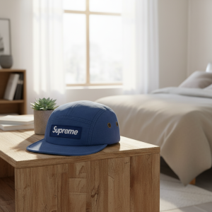 Supreme Blue Cotton Streetwear Baseball Cap