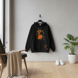 A Bathing Ape Black Camouflage Graphic Hoodie