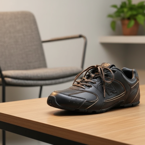 New Balance 530 Black Leather Running Shoes