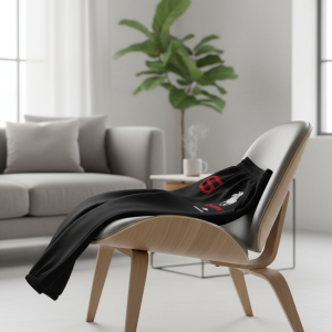 Mowalola Black Graphic Jogger Pants