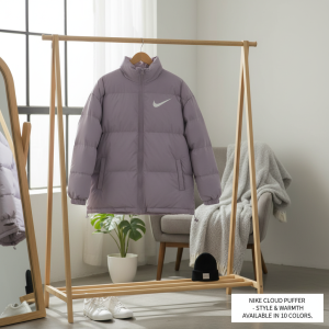 Nike Winter Puffer Jacket Women Warm Casual Coat