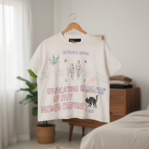 Paly Hollywood Graphic Print Cotton Unisex T-Shirt