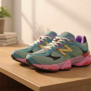 New Balance U9060WRB Colorful Mesh Running Shoes