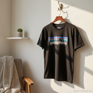 Patagonia Logo Black Outdoor T-Shirt
