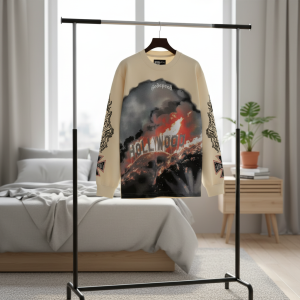 Godspeed Hollywood Fire Graphic Long Sleeve T-Shirt