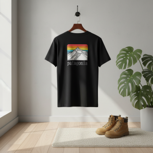 Patagonia Outdoor Graphic Print Black T-Shirt