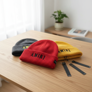 Amiri Winter Knit Beanie Hat for Men Women