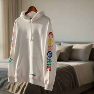 Chrome Hearts Multi Cross White Hoodie Sweatshirt