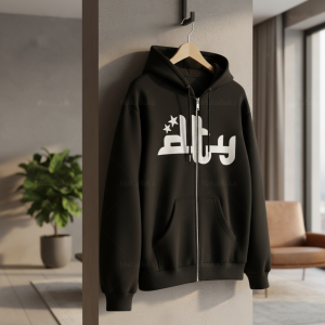 Syna World Black Zip Up Hoodie Sweater