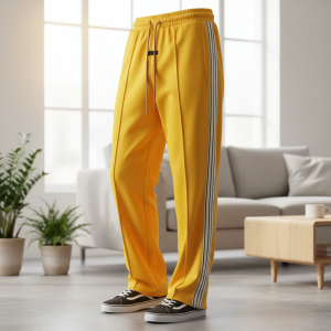 Essentials Yellow Stripe Casual Track Pants