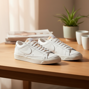 Nike Blazer Low Leather White Casual Sneakers