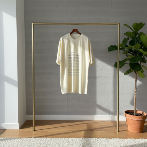 Balenciaga Music Note Print Beige T-Shirt