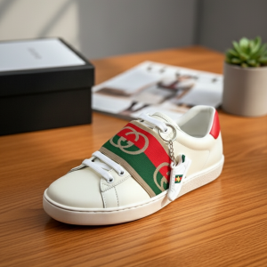 Gucci Ace White Leather Casual Sneakers