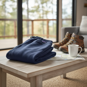 Patagonia Men’s Fleece Sweatpants Navy Casual Jogger Pants